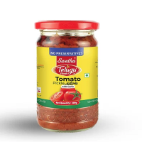 Swetha Tomato Pickle (Telugu Foods Swetha) (With Garlic) 300g